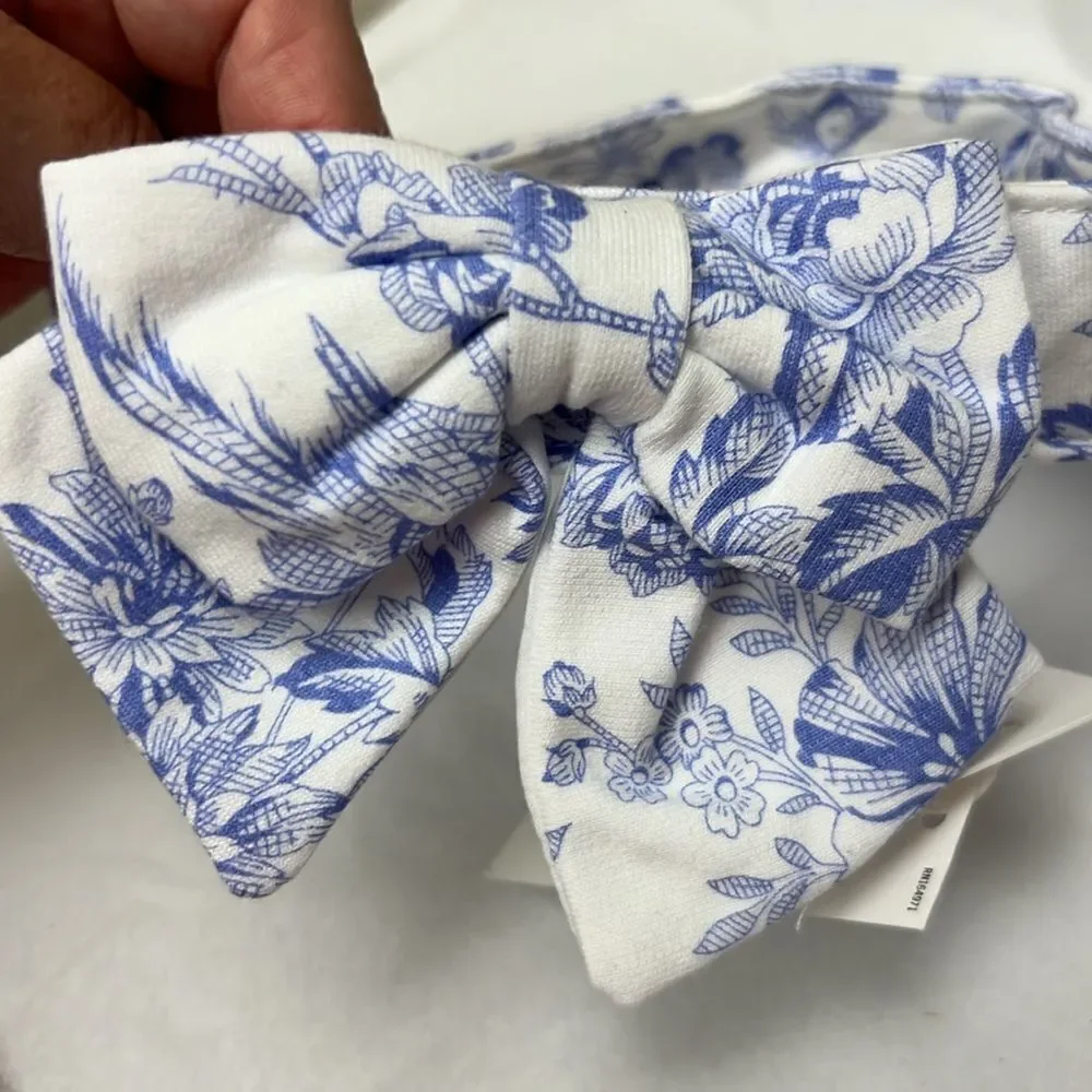 Janie and Jack 100049207 periwinkle floral toile visor NWT